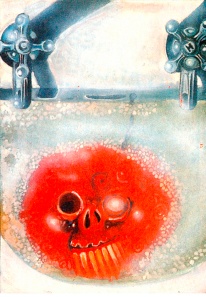 blood in sink detail